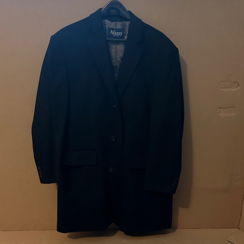 Men's Classic Black Pea Coat